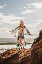 Load image into Gallery viewer, Sakura Kimono in Teal Tie Dye
