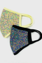 Load image into Gallery viewer, Floral Sequin Printed Fashion Face Mask
