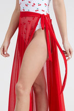 Load image into Gallery viewer, Side Tie Wrap Swimsuit Coverup
