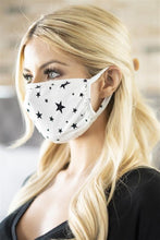 Load image into Gallery viewer, Pre-Order Mother/ Daughter Matching Fashion Face Mask Ivory Star
