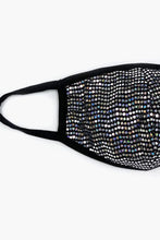 Load image into Gallery viewer, Silver Sequin Printed Fashion Face Mask
