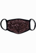 Load image into Gallery viewer, Pre-Order Metallic Checkered Sequin Printed Fashion Face Mask
