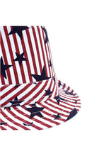 Load image into Gallery viewer, Spring/Summer USA Stars StripesTrilby Fedora
