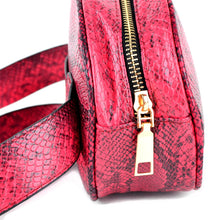 Load image into Gallery viewer, Pre-Order Red Snake Skin Belt Bag
