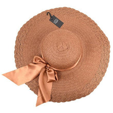 Load image into Gallery viewer, Pre-Order Womens Brim Bow Floppy Hat
