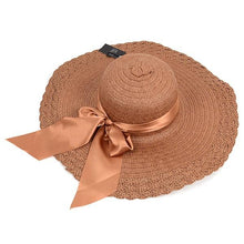 Load image into Gallery viewer, Pre-Order Womens Brim Bow Floppy Hat
