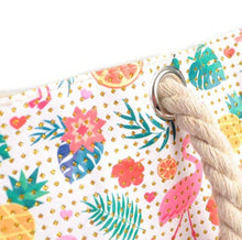 Load image into Gallery viewer, Pre-Order Tropical Rhinestones Tote Bag
