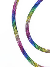 Load image into Gallery viewer, Pre-Order Multifaceted Brights Rainbow Face Mask Chain
