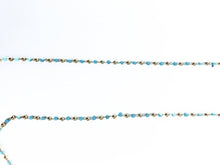 Load image into Gallery viewer, Pre-Order Blue Beaded Pattern Face Mask Holder
